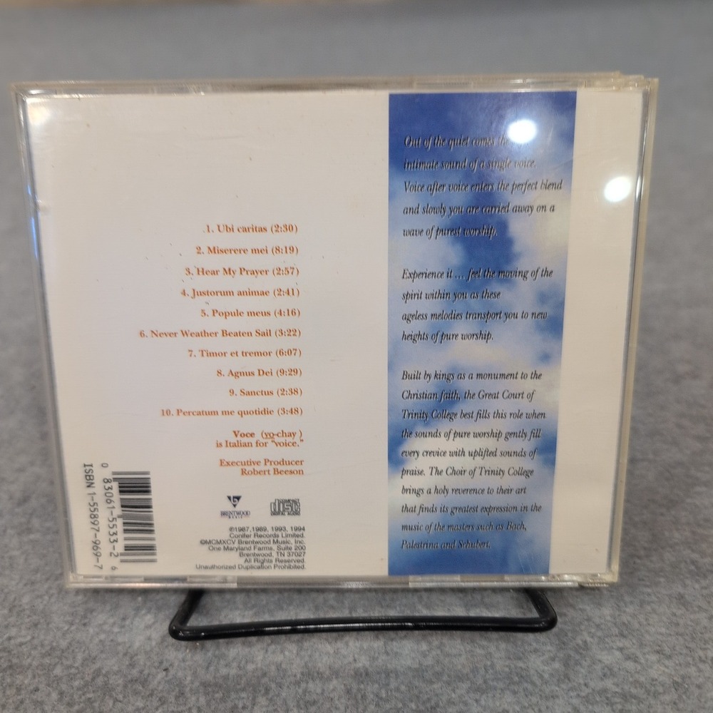 Voce An‎ Intimate Expression of Faith Offered by Human Voice CD Trinity College - Picture 2 of 4